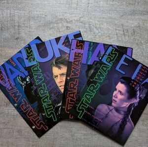 1996 Star Wars 4 Piece Mead Portfolio Folders Vintage